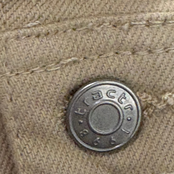 ๐งฅ Girls Tractr Tan Denim Jacket - Size MD (EUC) ๐ค - Picture 4 of 7